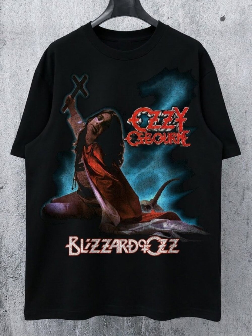 Ozzy Osbourne Unisex T-Shirt: Blizzard of Ozz Reprint